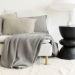 moyha plaid donker grijs close to nature