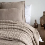 beige plaid pure wol moyha