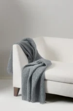 himla angeline linnen plaid katoenen plaid blauw