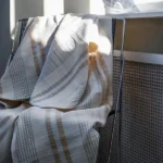 katoenen plaid iris elvang denmark groen geel