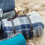 navy bannockbane tartan picknickkleed tweedmill