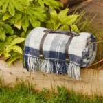 tartan picknickkleed tweedmill blauw bannockbane